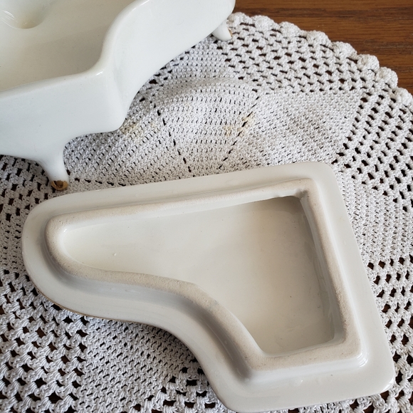 #Vtg Italy Firenze Handpainted Perugina Porcelain Grandpiano Jewelry Trinket Box - Picture 6 of 12